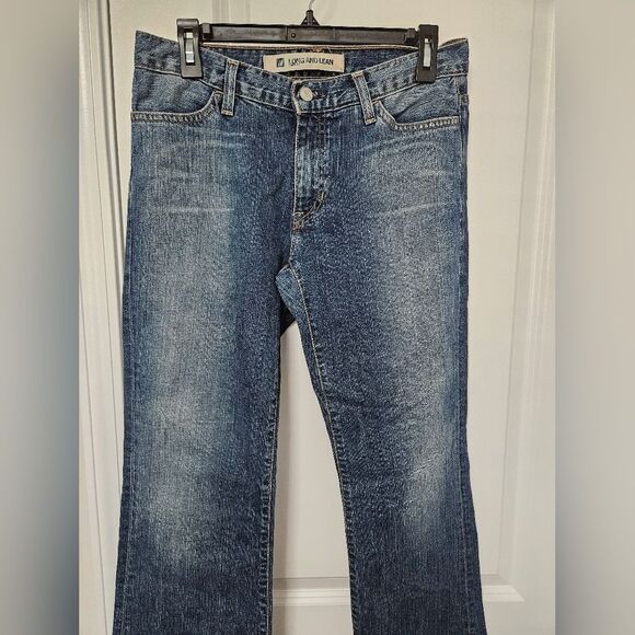 Gap Jeans Women’s 6 (30x32) Long & Lean Stretch Blue Denim Mid Rise Bootcut GUC - Picture 5 of 9